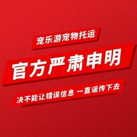 文昌金毛厚厚死亡事件与宠乐游宠物托运无关