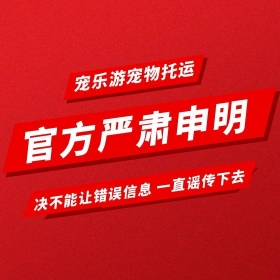 金毛厚厚死亡事件与宠乐游宠物托运无关